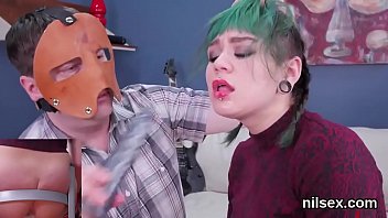 Wicked teenie is taken in anal hole assylum for painful therapy